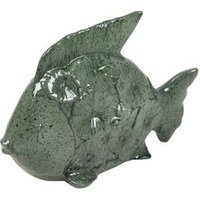 Figura decorativa cerámica Pez 34x29x11 cm