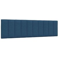 Cabecero Acolchado de Tela Azul 180 cm