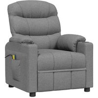 Sillón De Masaje Tela Gris Claro CFW882666