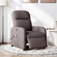 Sillón Reclinable Eléctrico de Masaje en Tela