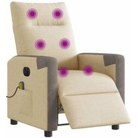 Sillón Reclinable De Masaje Eléctrico Tela