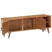 Mueble de TV de Madera Maciza Acacia 112x30x40 cm (CFW95257)