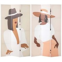Biombo Lienzo Mujer 120x3x180cm
