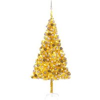 Árbol de Navidad Artificial LEDorado 210 cm con Bolas