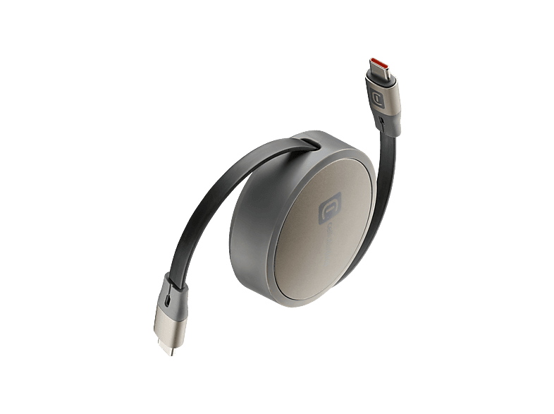 Cable USB-C a USB-C Cellularline Roller 100W 120cm