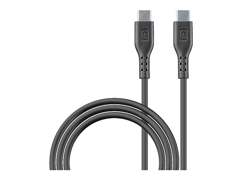 Cable USB Tipo C a C de Nylon, 100W, 200 cm, CellularLine Cable USB Tipo C a C de Nylon, 100W, 200 cm, CellularLine