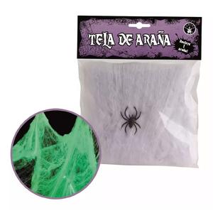 Mini telaraña que brilla en la oscuridad