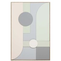 Cuadro Abstracto Con Relieve 80x4x120 Cm