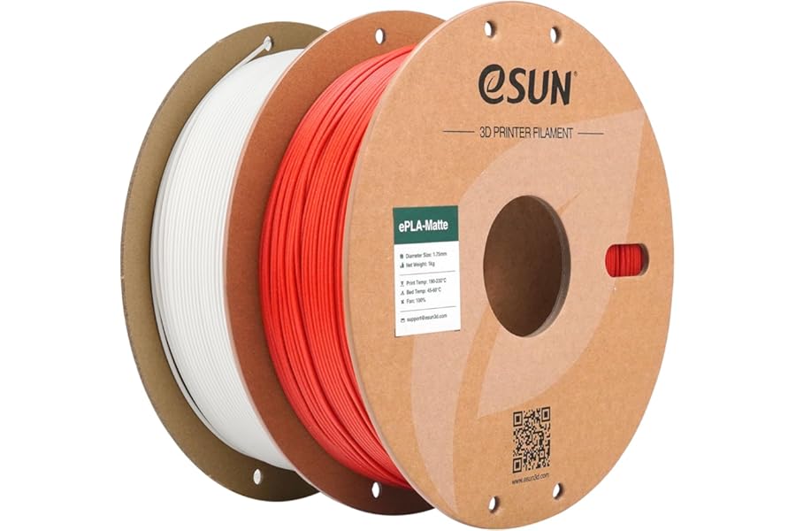 eSUN Filamento PLA Mate 1.75mm 1KG Rollo