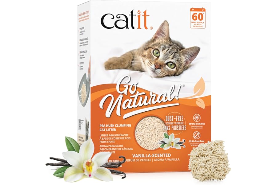 Catit Go Natural Arena de Guisantes Aroma Vainilla 5.6 kg