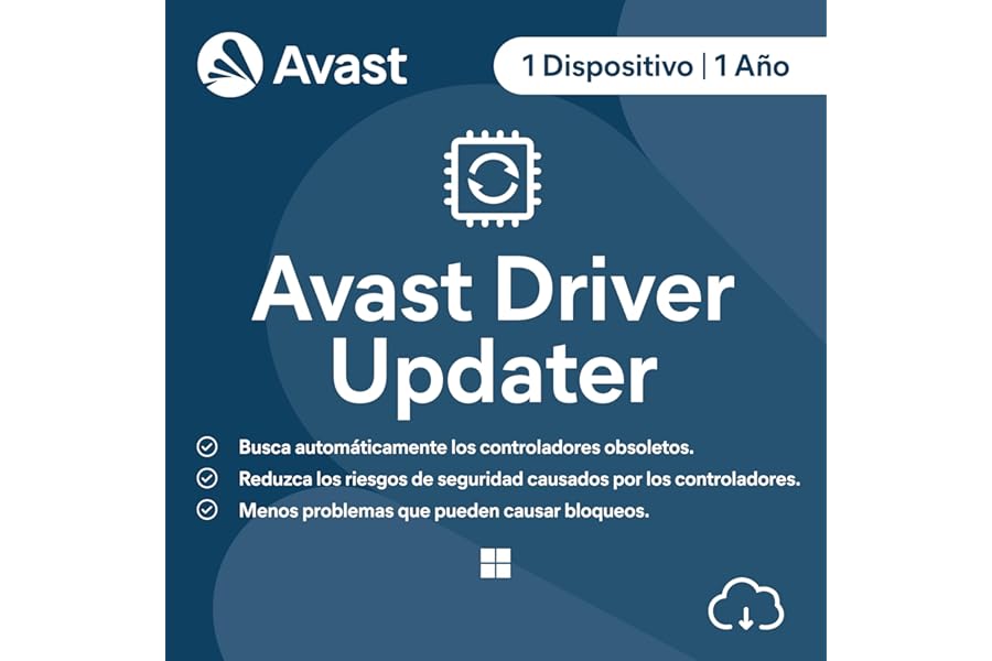 Avast Driver Updater 2025 - 1 Dispositivo, 1 Año
