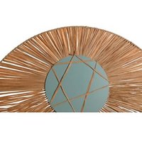 Espejo Decorativo de Hierro y Fibra 61x1x80 cm