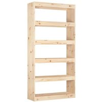 Estantería Divisoria de Madera Pino 80x30x167.4 cm Estantería Divisoria de Madera Pino 80x30x167.4 cm