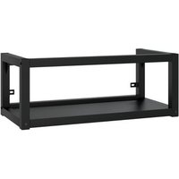 Estructura de Lavabo Suspendido Hierro Negro 79x38x31 cm
