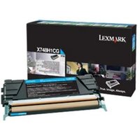 Lexmark Tóner Cian 10.000 Páginas Retornable X748de