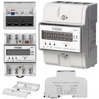 Orno Indicador de Consumo Eléctrico Trifásico, 80A, 3 Módulos Orno Indicador de Consumo Eléctrico Trifásico, 80A, 3 Módulos