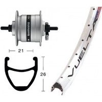Rueda de Bicicleta Exal 28x1.75 DH3N31