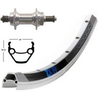 Winora Exal Rueda Trasera 26x1.75 36 Agujeros Qr 135 Mm 6/7v