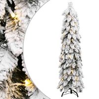 Árbol de Navidad Artificial 150 cm con 80 LED y Nieve