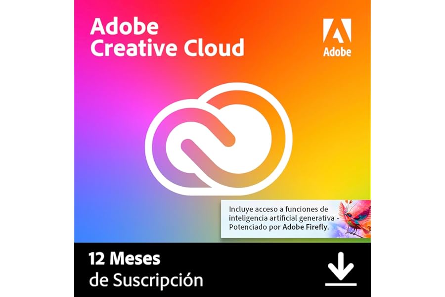 Adobe Creative Cloud Suscripción 1 Año PC/Mac