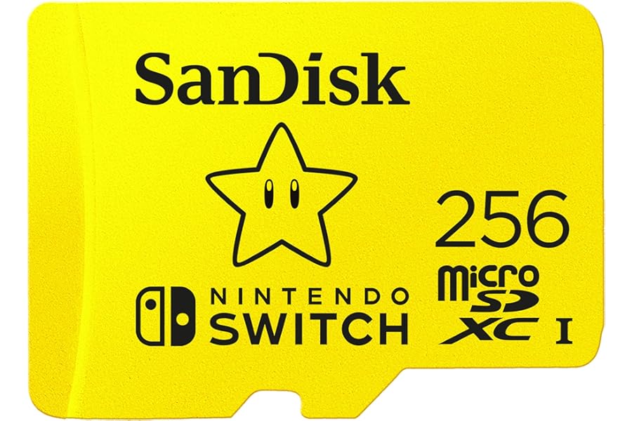 Tarjeta microSD SanDisk 256GB para Nintendo Switch