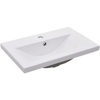 Lavabo Encastrado de Cerámica Vidaxl 61x39,5x18,5 Cm
