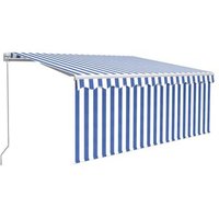Toldo Manual Retráctil Con Persiana 3x2,5m Vidaxl