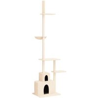 Árbol Rascador para Gatos de Suelo a Techo Vidaxl Árbol Rascador para Gatos de Suelo a Techo Vidaxl