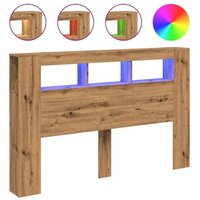 Cabecero de Madera "Roble Artisan" 160x18,5x103,5 Cm Vidaxl