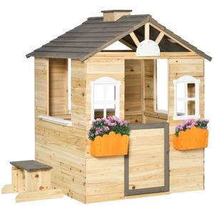 Casita de Jardín de Madera Homcom Casita de Jardín de Madera Homcom