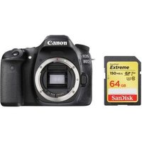 Canon EOS 80D Cuerpo + Tarjeta SD 64GB Canon EOS 80D Cuerpo + Tarjeta SD 64GB