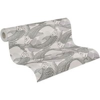 Papel Pintado Livingwalls Peces Gris As-378593