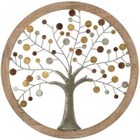 Panel De Pared Con Espejo Albero Della Vita 61 X 1,8 Cm
