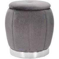 Puff Almacenaje Paris Grigio 43 Cm
