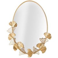 Espejo de pared decorativo hojas 61.5 x 3 x 78 cm