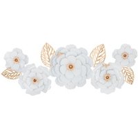 Panel Decorativo de Pared Hierro Blanco