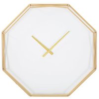 RELoj DE Pared OCTOGONAL METALICO 56 CM