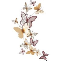 Panel De Pared Butterfly Gold/bordeaux