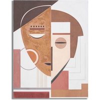 Pintura Mural Artesanal Rostro Étnico