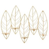 Candelabro de Pared Hoja 66x14x56 cm