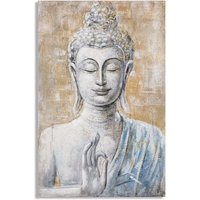 Pintura Mural Artesanal "Luz de Buda"