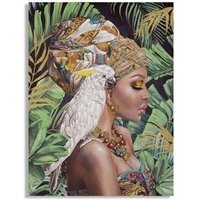 Pintura Mural Artesanal Kloe Vertical 90 X 3 X 120 Cm