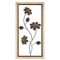 Panel De Pared Girish -b- Hierro/madera 30 X 2,5 X 60 Cm