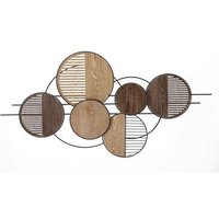 Panel Decorativo de Pared Texturizado Madera 134x4x69.2 cm