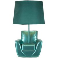 Lámpara de Mesa Turquesa Midcentury