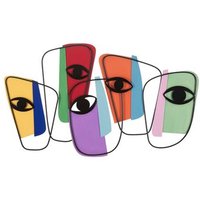 Ojos de panel de pared 120x2x72 cm