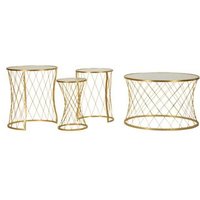 Conjunto Mesa Noah Plata 4 Piezas