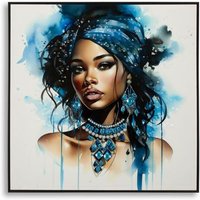 Cuadro Mural Laquared Con Marco Altea -b- 82 X 4 X 82 Cm