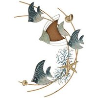 Panel Decorativo Metálico Dory 61x5x86cm