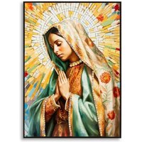 Lienzo "Madonna -a-" con marco 72 x 4 x 102 cm